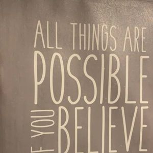 Wall saying ! New ! Each $15